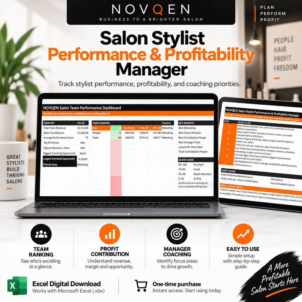 NOVQEN Salon Stylist Performance and Profitability Manager hero image